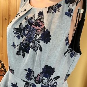 Floral print dress
